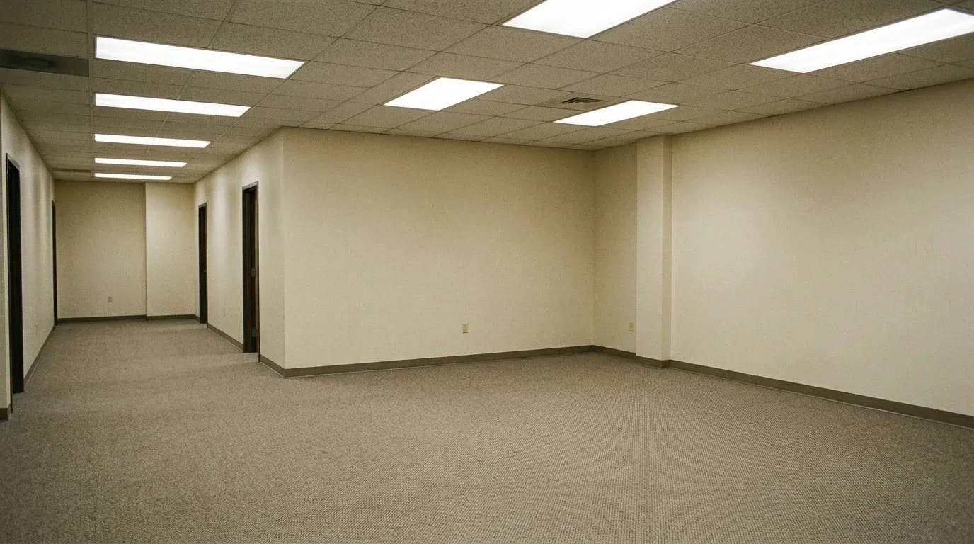 After photo for Office relocation. Cleared over a weekend.
