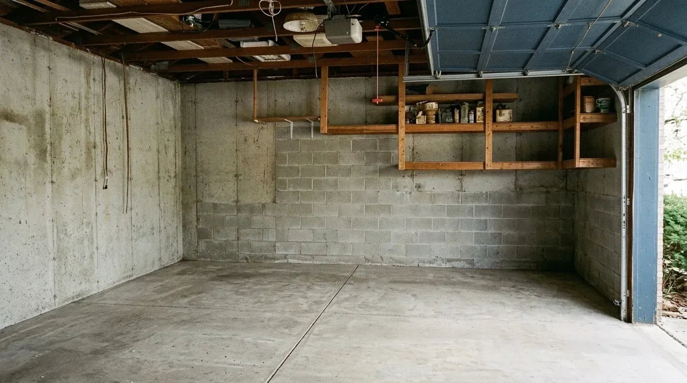 After photo for Full garage. Cleared before lunch.